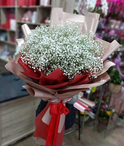 Букет цветов из: Гипсофила в Новогуровском