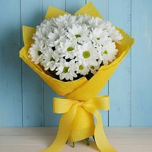 Букет цветов из:  Хризантемы #REPLACE_PRED# Новогуровском