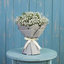 Букет цветов из:  Гипсофила в Новогуровском