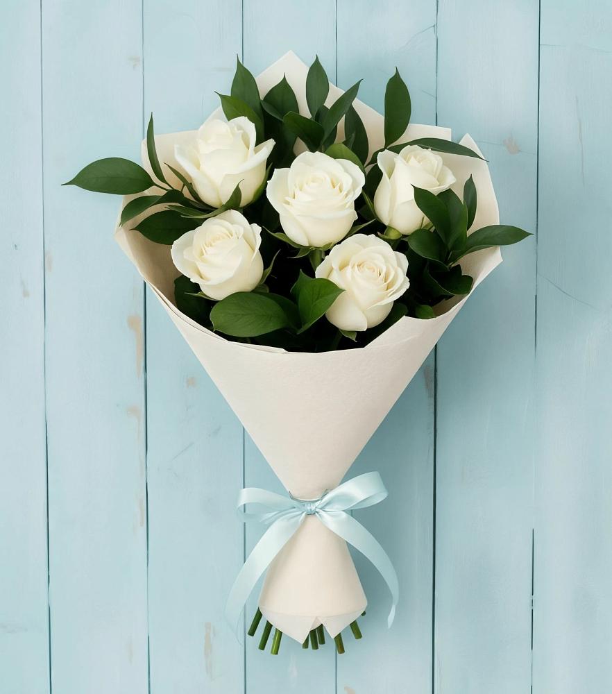 Букет цветов из: Розы в Новогуровском