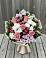 Букет цветов из: Альстромерии, Гвоздики, Розы и Хризантемы в Новогуровском