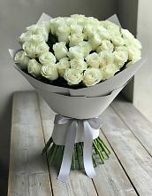 Букет 35 Белых роз #REPLACE_PRED# Новогуровском