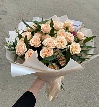 Букет Кремовые розы Латте #REPLACE_PRED# Новогуровском