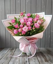 Букет Розовый кустик в Новогуровском