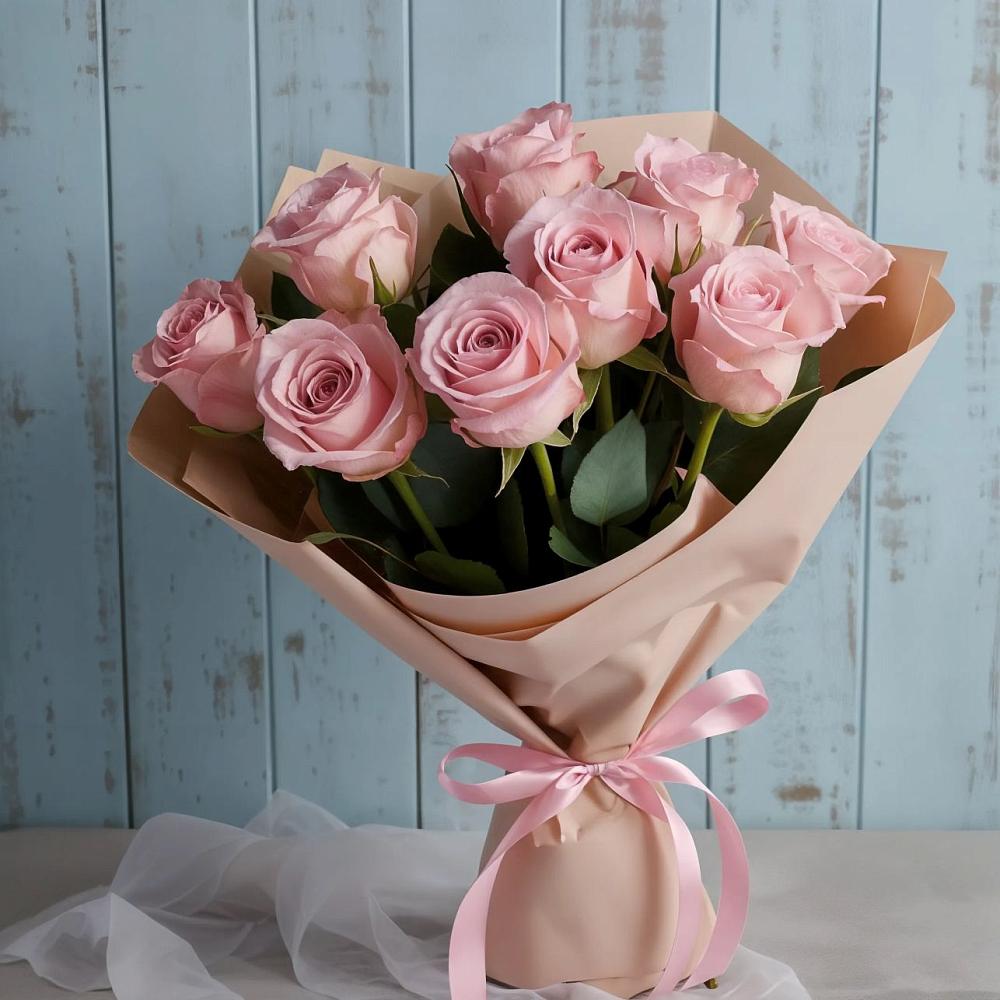 Букет цветов из: Розы в Новогуровском