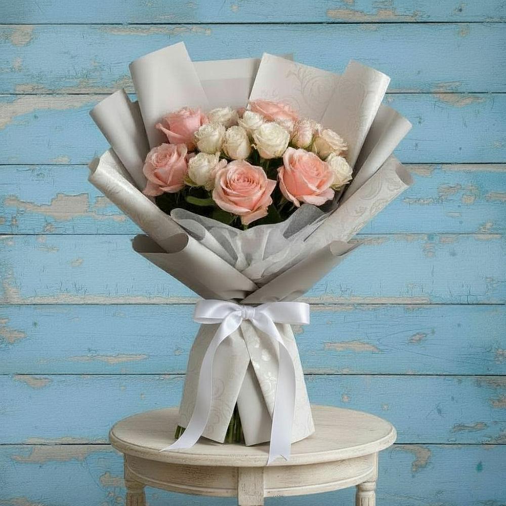 Букет цветов из: Розы в Новогуровском
