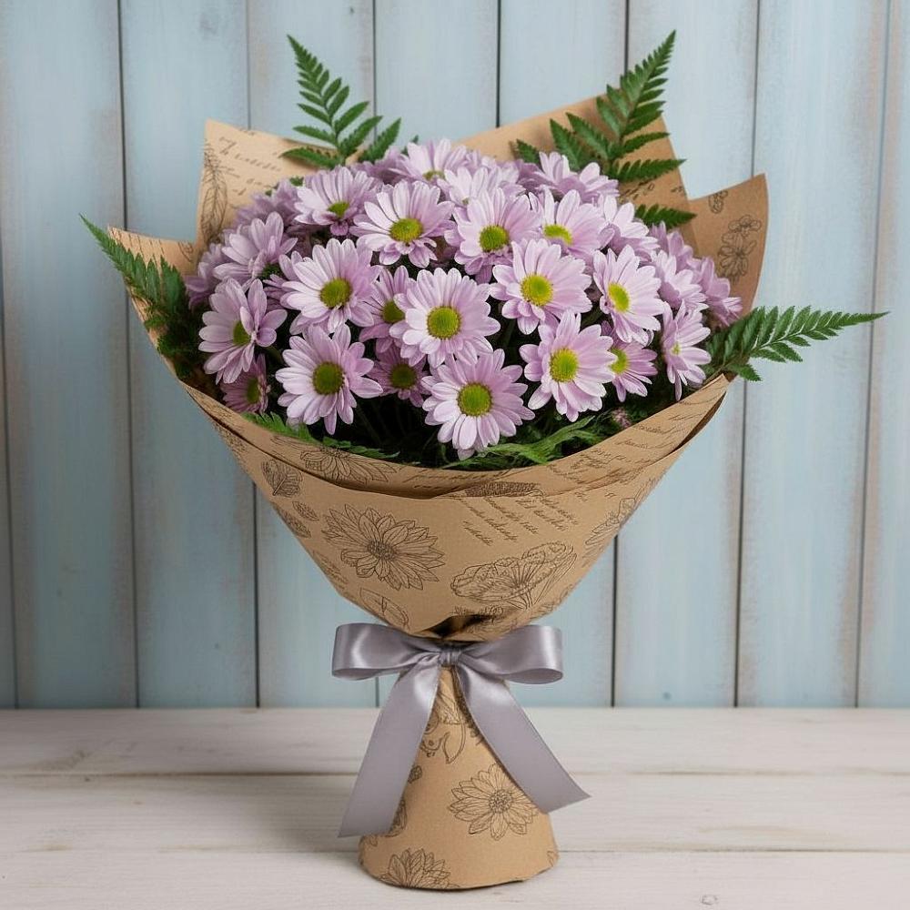 Букет цветов из: Хризантемы в Новогуровском