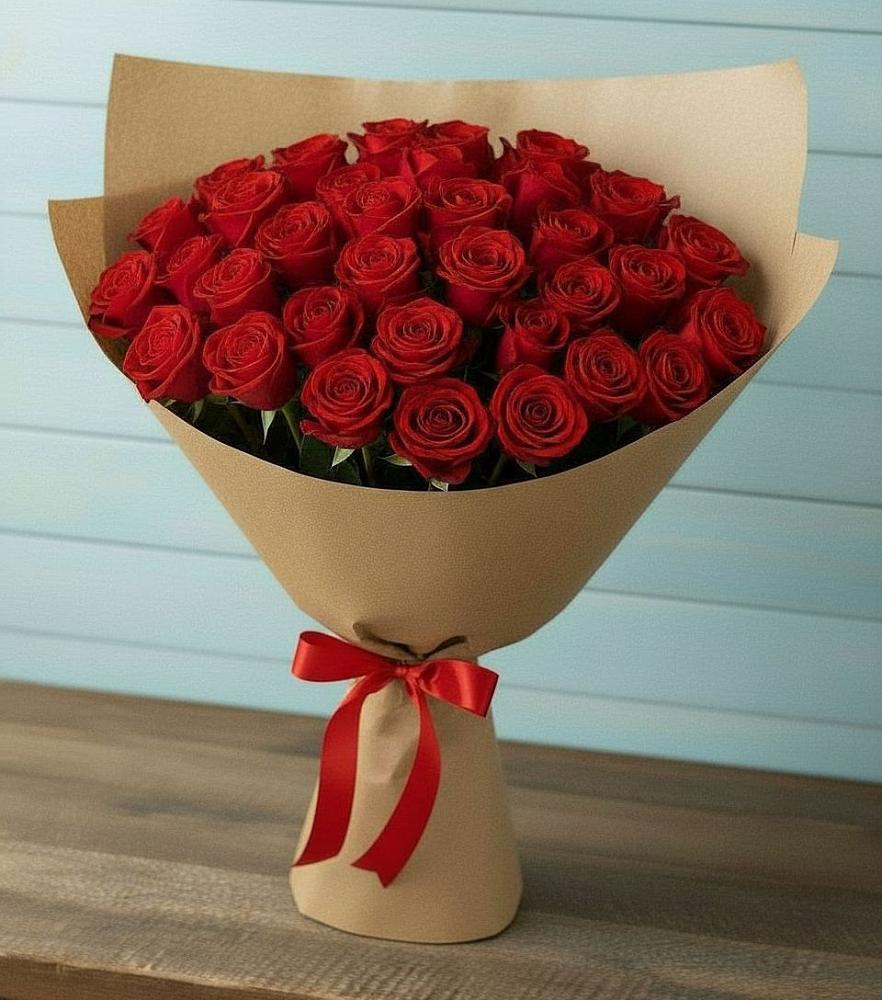 Букет Красные розы Милано в Новогуровском