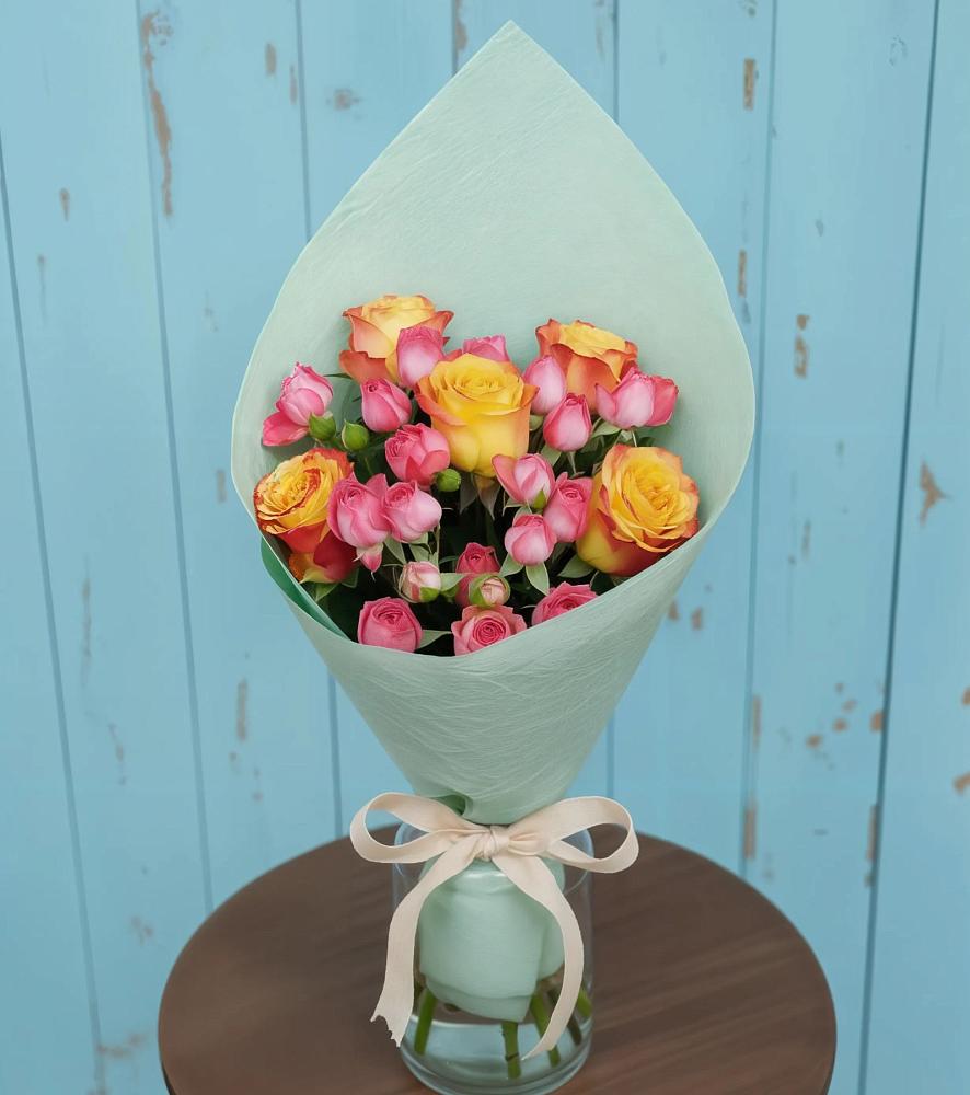 Букет цветов из: Розы в Новогуровском