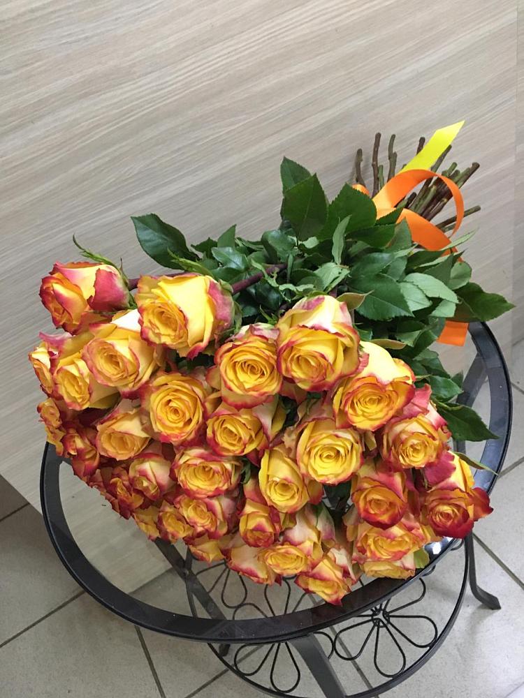 Букет Желтые розы в Новогуровском