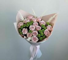 Букет цветов из:  Розы и Хризантемы в Новогуровском