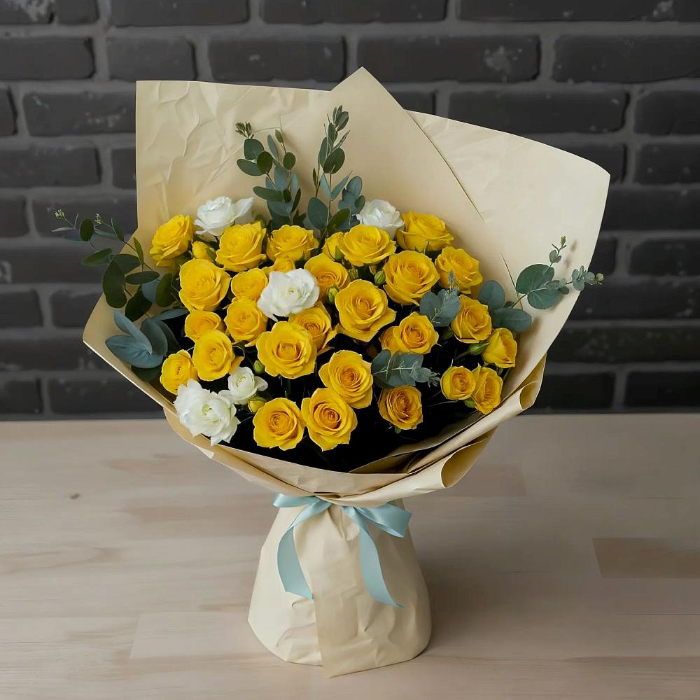 Букет цветов из: Розы в Новогуровском