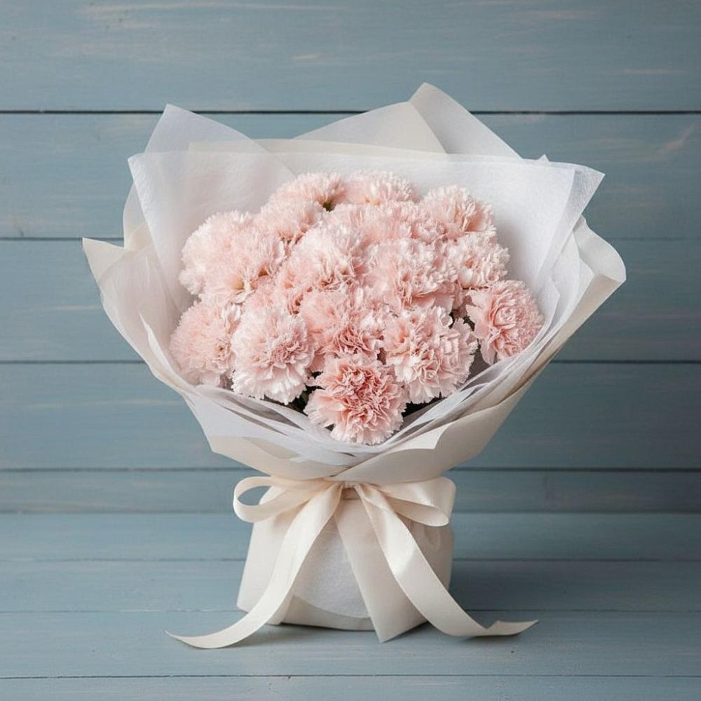 Букет цветов из: Гвоздики в Новогуровском