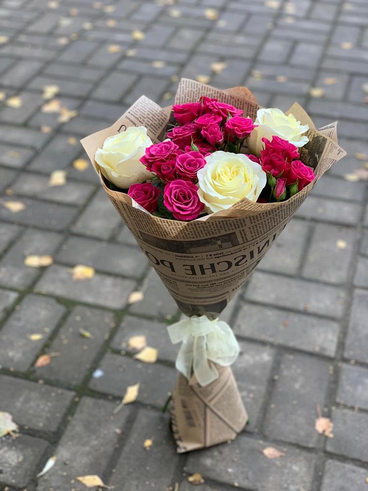 Букет цветов из: Розы в Новогуровском